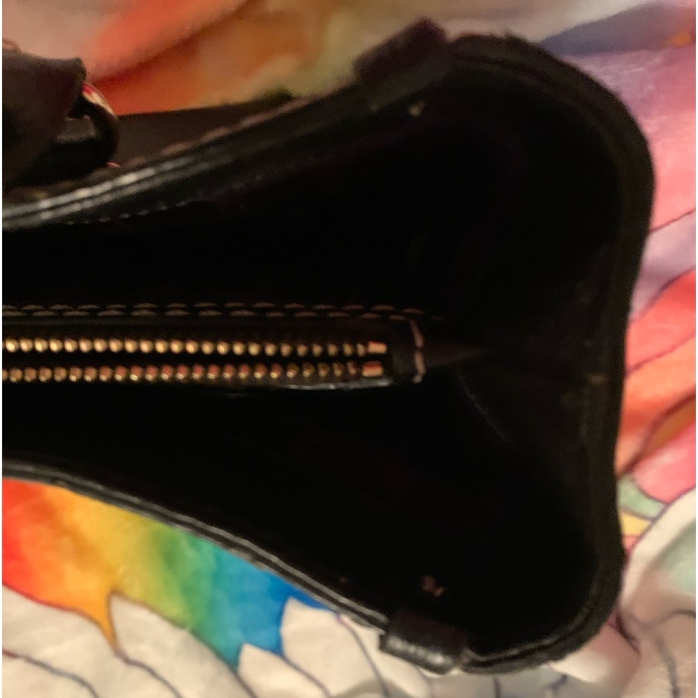 KATE SPADE  Vintage Leather Tote  - Black EUC - Picture 11 of 15